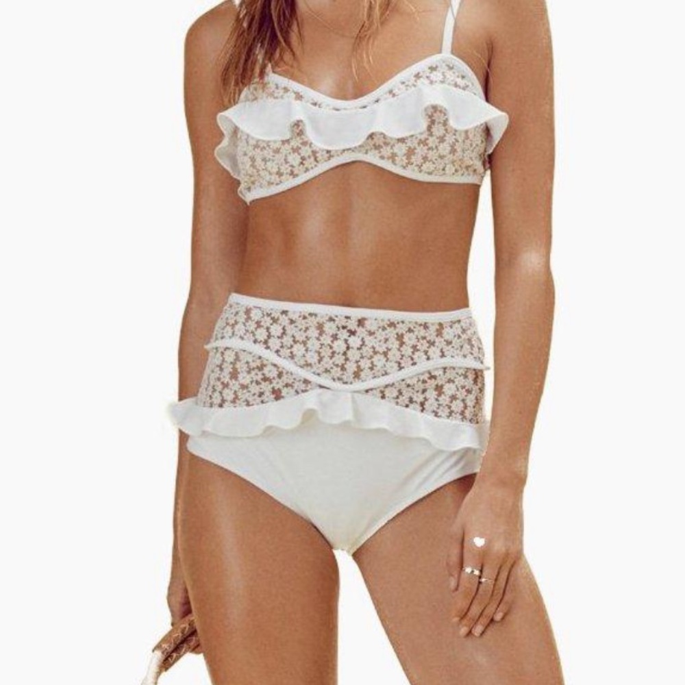 For Love and Lemons lace bikini bottoms